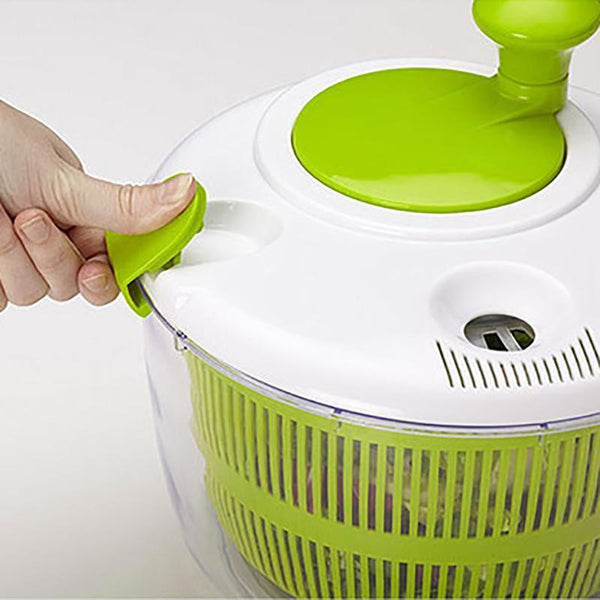 Salad Spinner Vegetable Lettuce Leaves Washer Dryer Serving Bowl Container Bowls