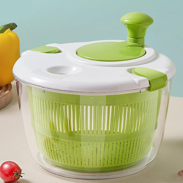 Salad Spinner Vegetable Lettuce Leaves Washer Dryer Serving Bowl Container Bowls