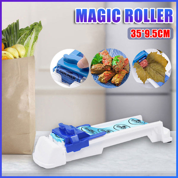 Manual Sushi Meat Roll Maker Kitchen Vegetable Grape Leaf Rolling Tool White Blue Sushi Kits