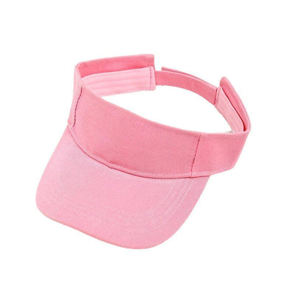 Women Uv Protection Sport Visor Cap Beach Sun Hat New Stylish Design Pink Hats