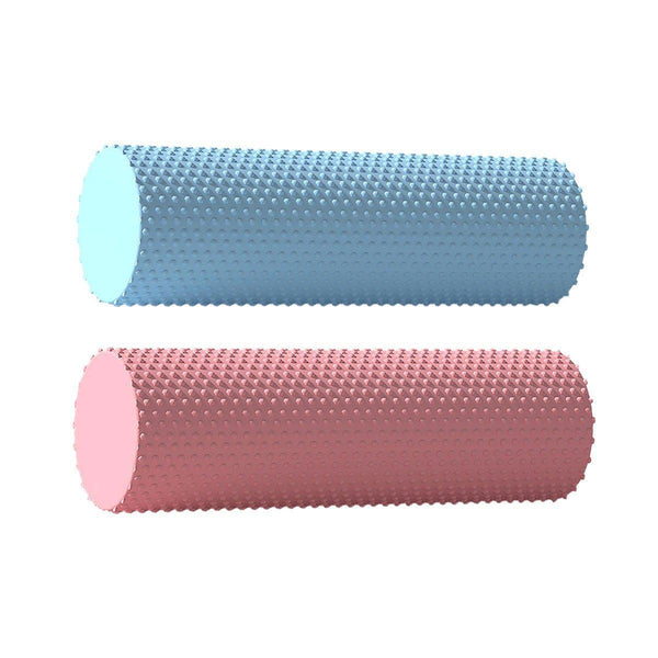 Eva Foam Yoga Massage Roller Solid Pilates Fitness Column For Muscle Recovery Pink Foam Rollers
