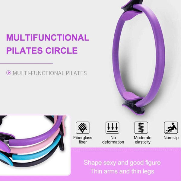 Pilates Yoga Ring Magic Circle Fitness Equipment For Toning Slim Legs Blue Other Fitness Running & Yoga