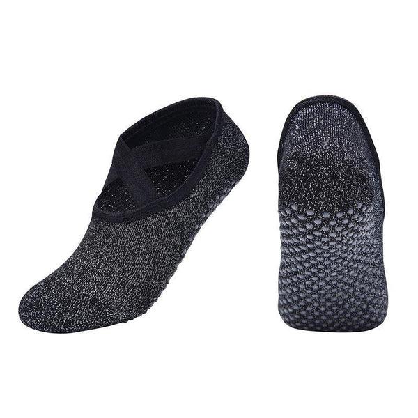 Yoga Socks Non Slip Pilates Ballet Grip For Women Gym Fitness Purple Womens Socks