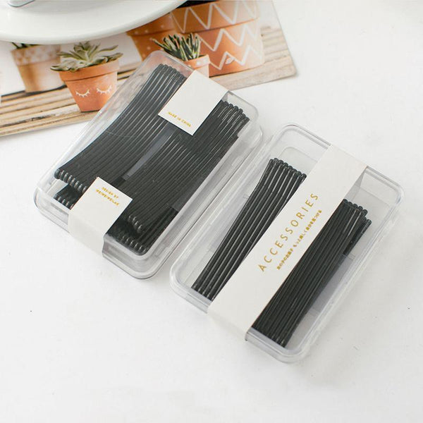 40 Pcs Hair Pins Bobby Grips Salon Dance Accessories Long Wave Clip Hair Accessories
