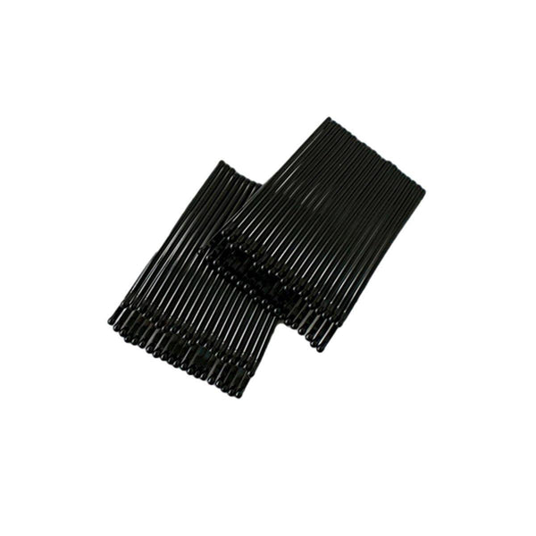 40 Pcs Short Black Waved Hair Pins Bobby Grips Salon Dance Accessories Long Curved Clip Hair Accessories