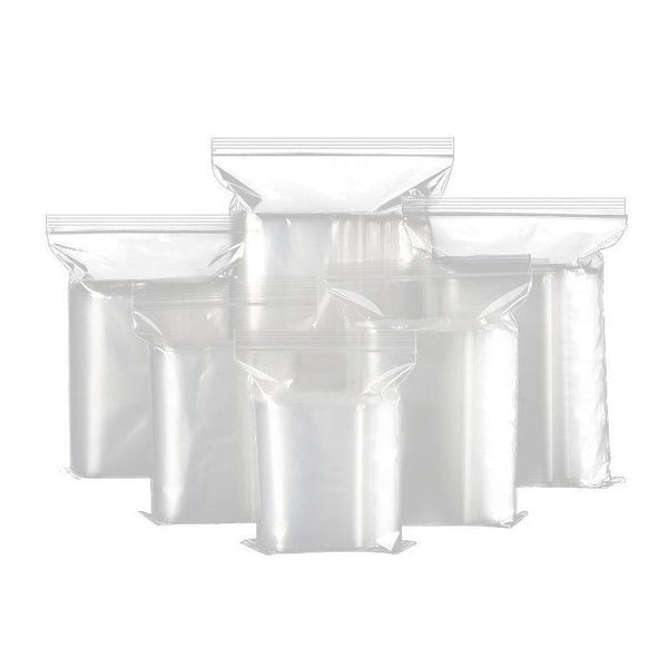 10/100Pcs Thick Resealable Ziplock Bags In 12 Sizes Lock Plastic 5X7cm 100Pcs Food Storage Bags