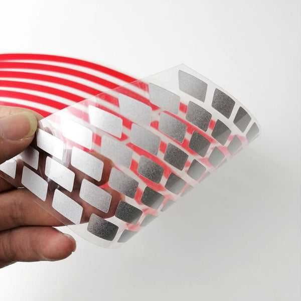 18Inch Reflective Rim Tape Wheel Stripe Decal Trim Sticker For Car Motorcycle Break Reflective Blue Other Motorcycle Accessories