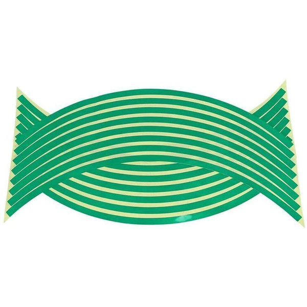 18Inch Reflective Rim Tape Wheel Stripe Decal Trim Sticker For Car Motorcycle Break Reflective Blue Other Motorcycle Accessories