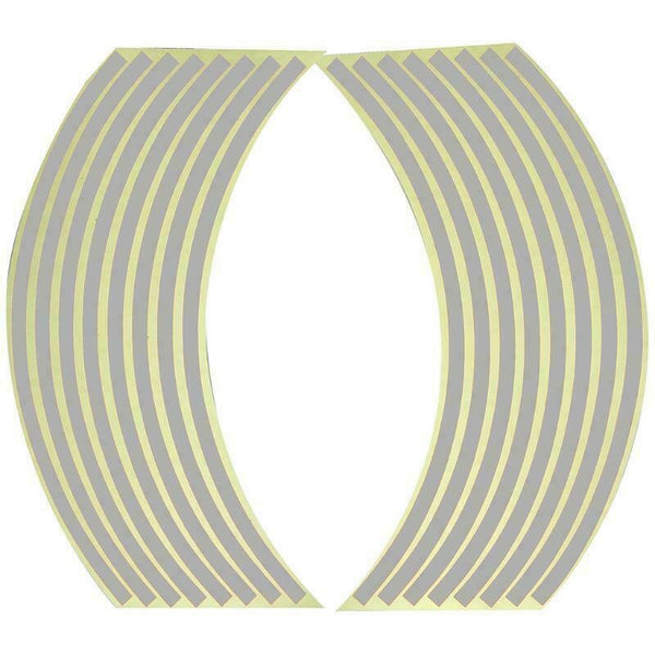 18Inch Reflective Rim Tape Wheel Stripe Decal Trim Sticker For Car Motorcycle Break Reflective Blue Other Motorcycle Accessories