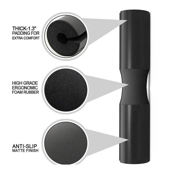 Squat Pad Barbell For Squats Lunges Hip Thrusts Neck Shoulder Protective Support Blue Barbells & Attachments