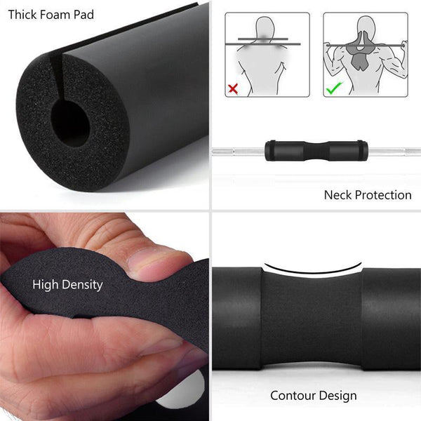 Squat Pad Barbell For Squats Lunges Hip Thrusts Neck Shoulder Protective Support Red Barbells & Attachments