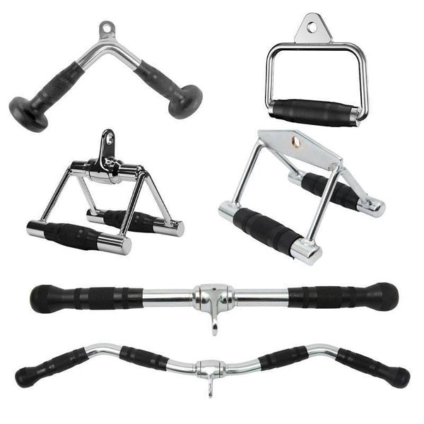 Cable Pulley Attachment Tricep Rope V Grip Lat Down Gym Accessory Rotation Close Triangle Home Gym Attachments