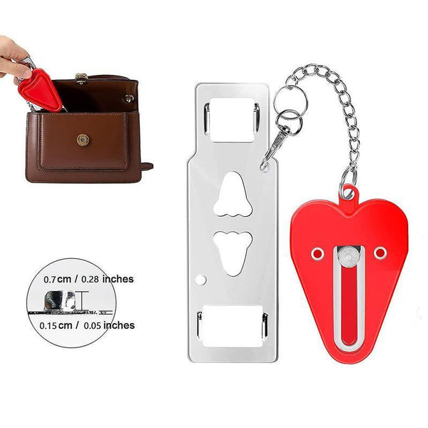 Door Lock For Travel Hotel Home Security Addalock Style Black Door Locks & Lock Mechanisms