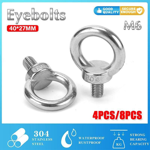 4/8Pcs Eye Bolt Tie Down Kit For Rhino Pioneer Platform Roof Rack Fix The 4Wd Awning 4Pcs Roof Racks