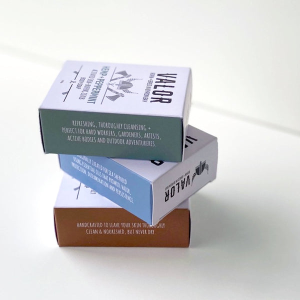 Valor Soap Trio! Value Pack Of 3 Body Soaps