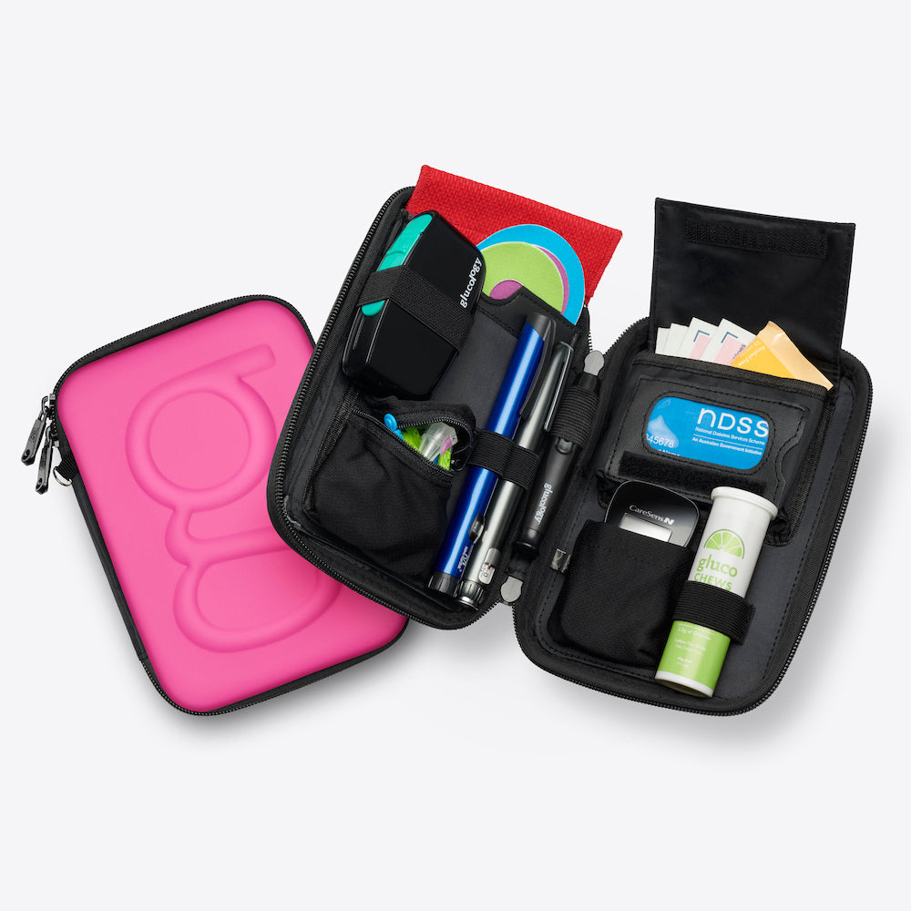Glucology Diabetes Travel Cases | Matte Pink Classic Other Health Care