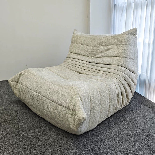 Vacuum Packed Comfy Mid Century Togo Lounge Sofa Modern Backrest White Corduroy Sofas Armchairs & Couches