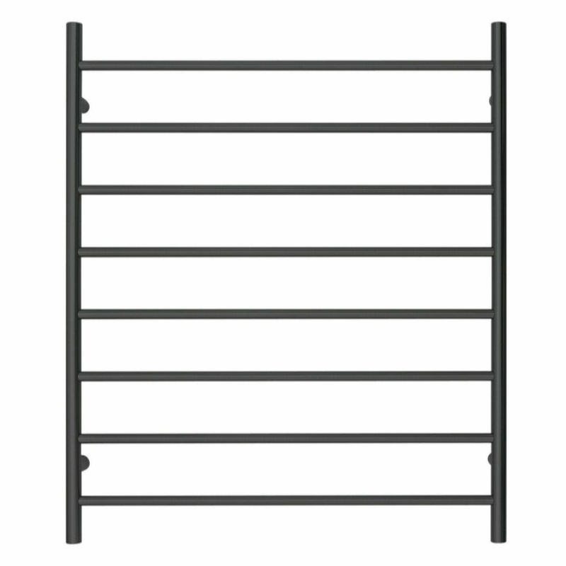 Blushtaps Premium Matte Black Towel Rack 8 Bars Round Design Au 1000X850mm Wide Towel Racks