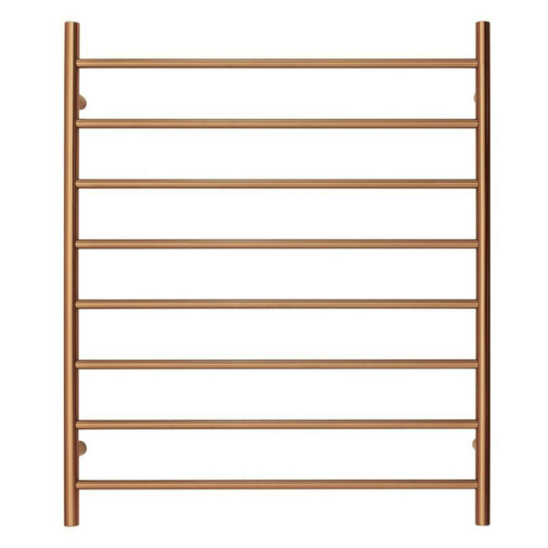 Blushtaps Premium Brushed Rose Gold Towel Rack 8 Bars Round Design Au 1000X850mm Wide Towel Racks