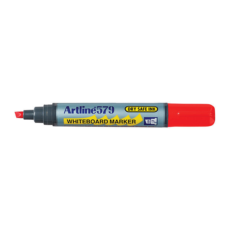 Artline 579 Red Whiteboard Markers Box Of 12 Whiteboard Markets