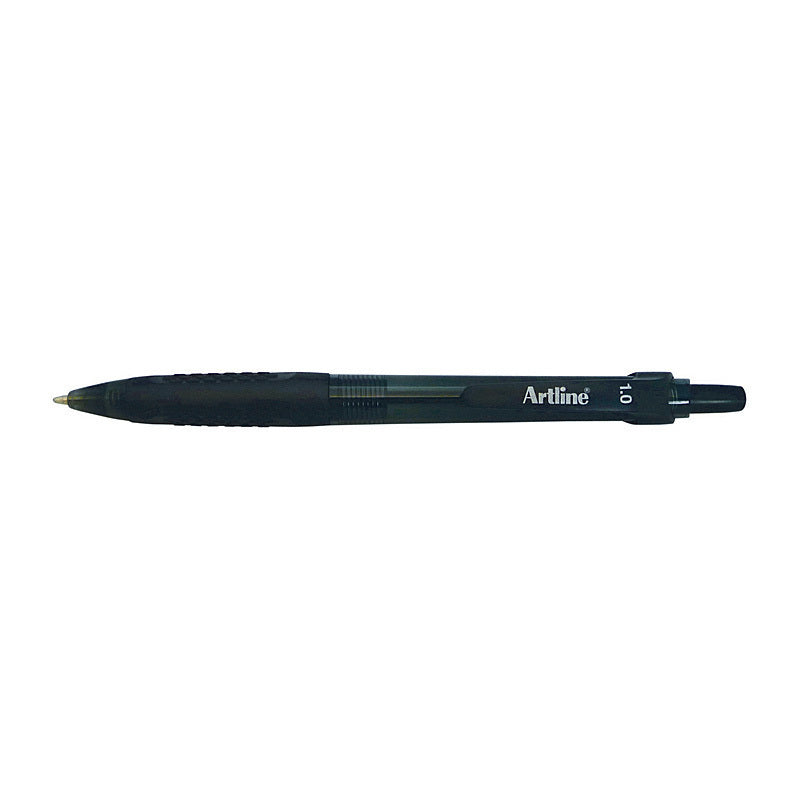 Artline Ikonic 8410 Retractable Ballpoint Pens Black Pack Of 50 Ball Point Pens