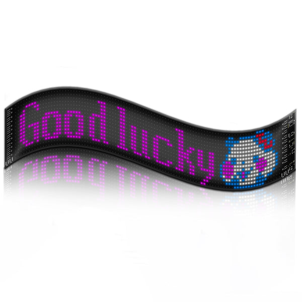 Programmable Led Matrix Panel Flexible Screen Ip65 With App Control 120*595Mm Interior Lights