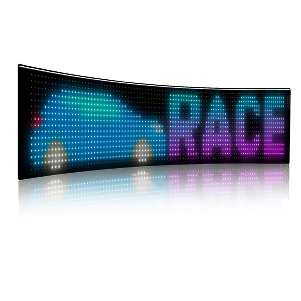 Programmable Led Matrix Panel Flexible Screen Ip65 With App Control 192*898Mm Interior Lights