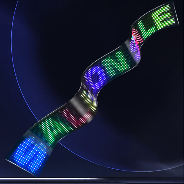 Programmable Led Matrix Panel Flexible Screen Ip65 With App Control 192*898Mm Interior Lights