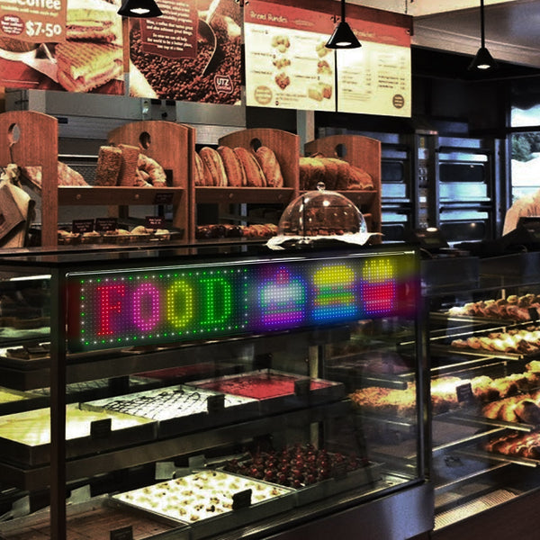 Programmable Led Matrix Panel Flexible Screen Ip65 With App Control 192*898Mm Interior Lights