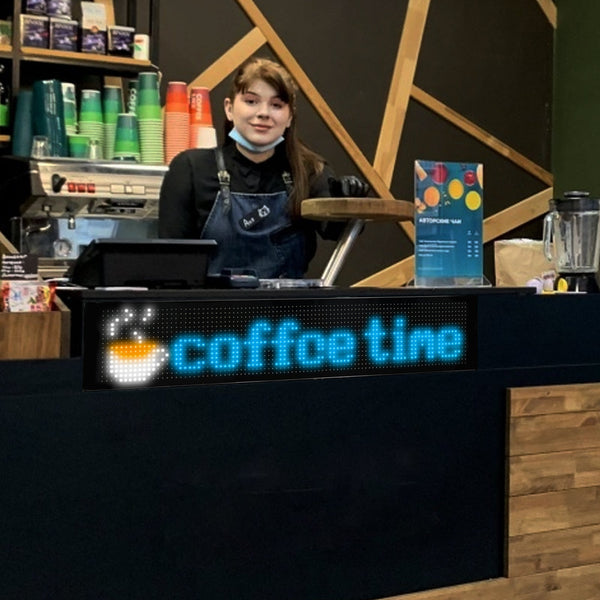 Programmable Led Matrix Panel Flexible Screen Ip65 With App Control 192*898Mm Interior Lights