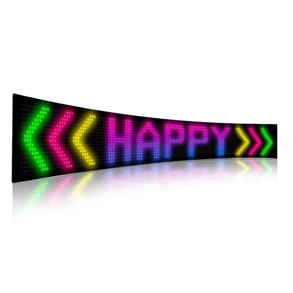 Programmable Led Matrix Panel Flexible Screen Ip65 With App Control 192*1330Mm Interior Lights