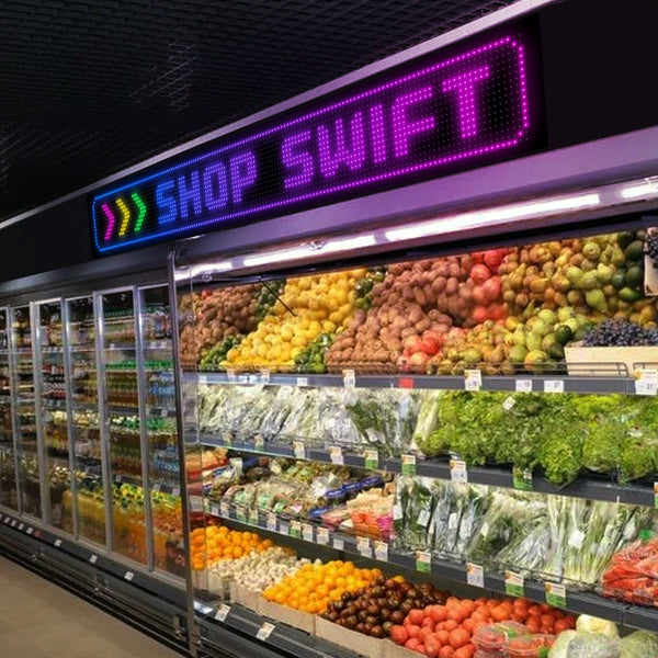 Programmable Led Matrix Panel Flexible Screen Ip65 With App Control 192*1330Mm Interior Lights