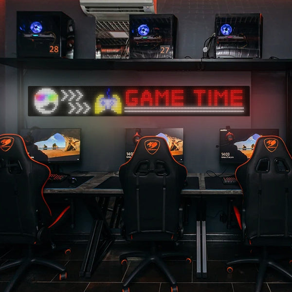 Programmable Led Matrix Panel Flexible Screen Ip65 With App Control 192*1330Mm Interior Lights