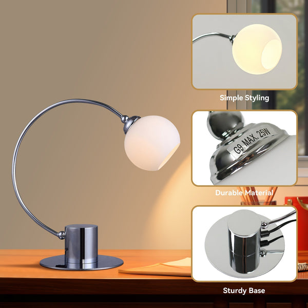 Penelope Touch Table Lamp Chrome Wall & Ceiling Lights
