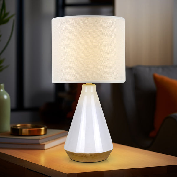 Lux Tapered Ceramic Table Lamp Lamps