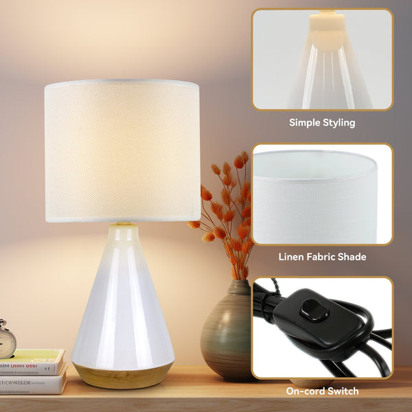 Lux Tapered Ceramic Table Lamp Lamps