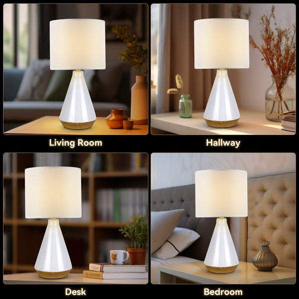 Lux Tapered Ceramic Table Lamp Lamps