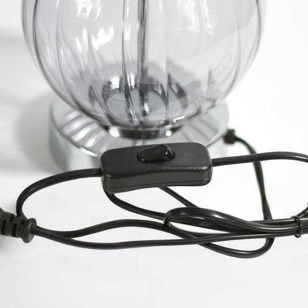 Evaine Table Lamp With Grey Linen Shade Other Camp Lighting