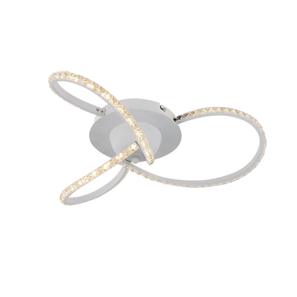 Irie Dimmable 3 Lights Led Ceiling White Wall & Ceiling Lights