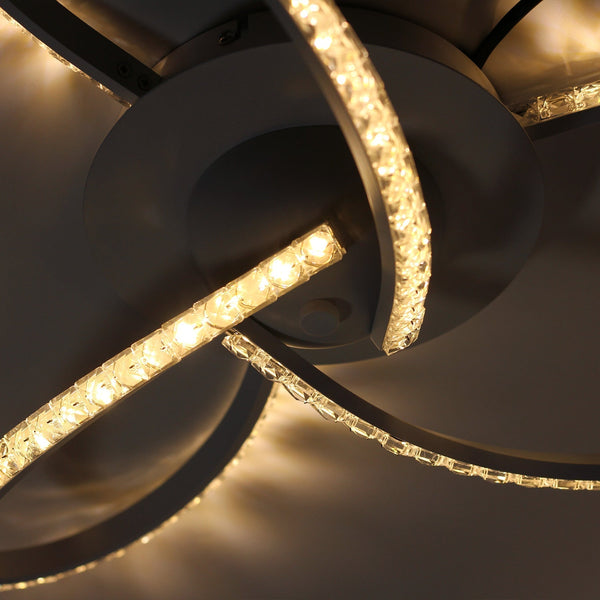 Irie Dimmable 3 Lights Led Ceiling White Wall & Ceiling Lights