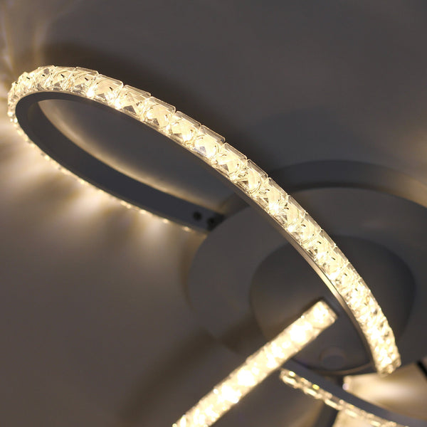 Irie Dimmable 3 Lights Led Ceiling White Wall & Ceiling Lights