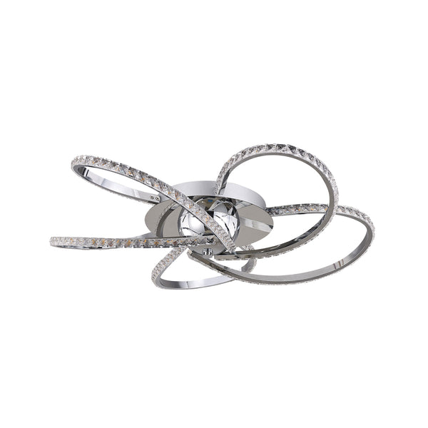 Irie Dimmable 5 Lights Led Ceiling Chrome Wall & Ceiling Lights