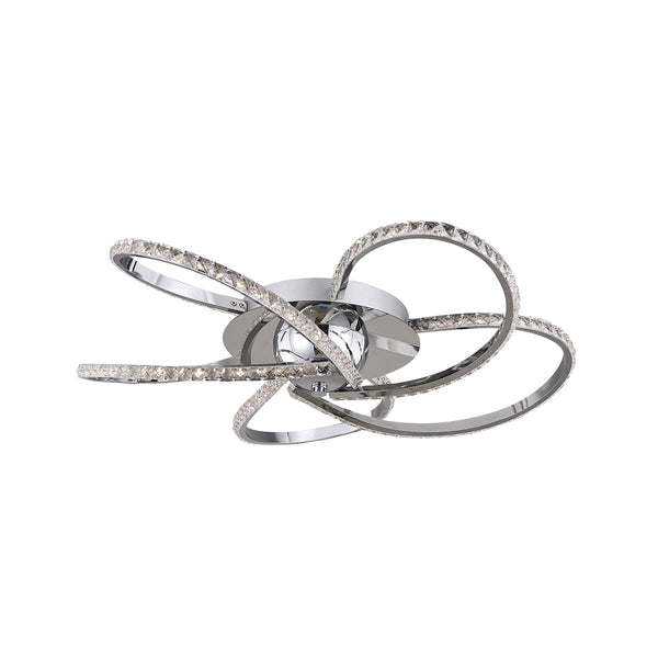 Irie Dimmable 5 Lights Led Ceiling Chrome Wall & Ceiling Lights