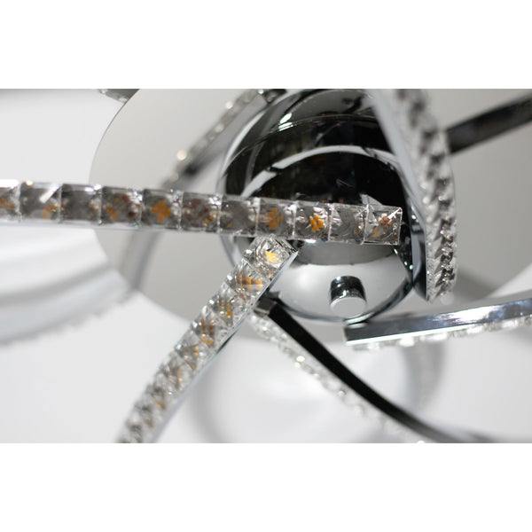 Irie Dimmable 5 Lights Led Ceiling Chrome Wall & Ceiling Lights