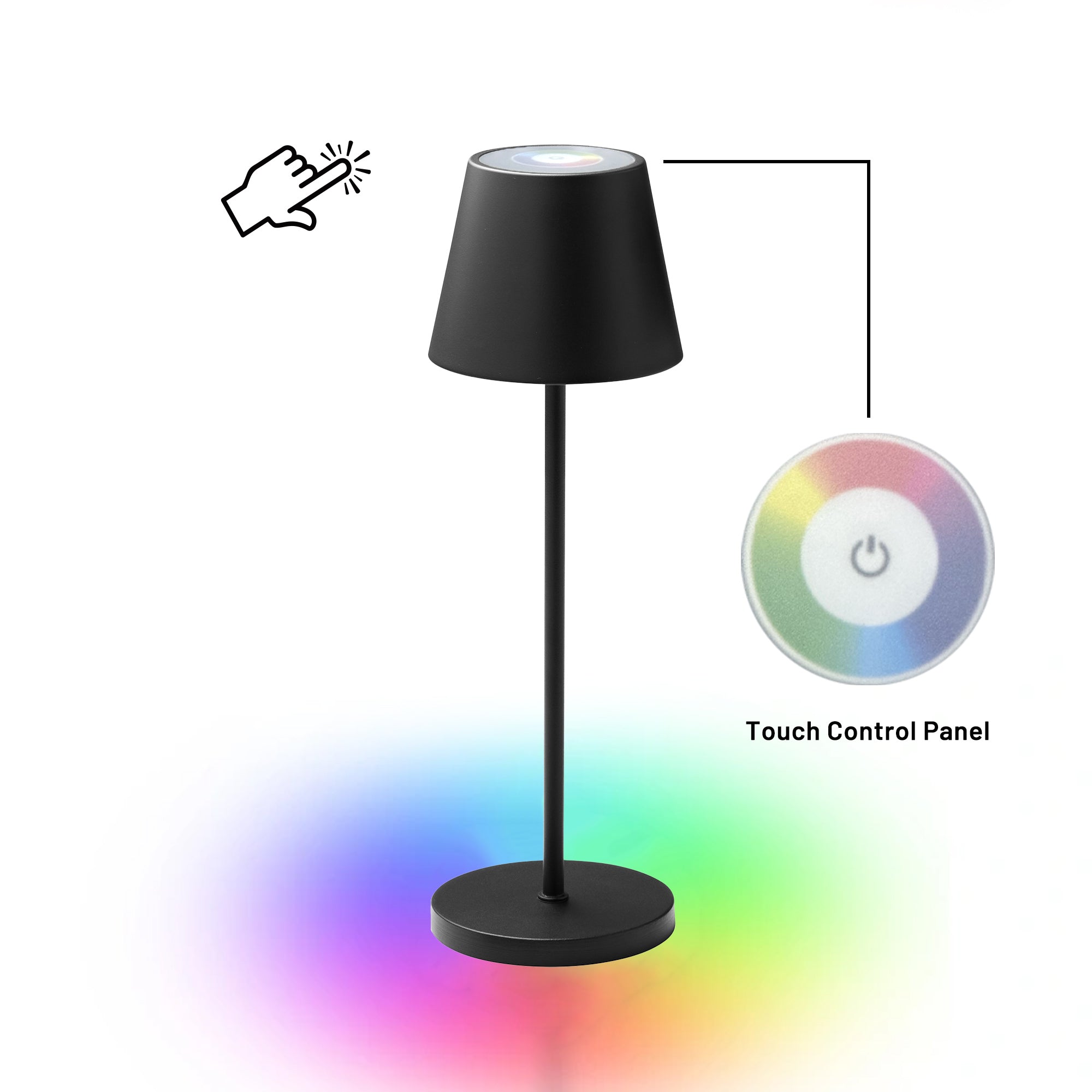Enoki Rgb Table Lamp Black Lamps
