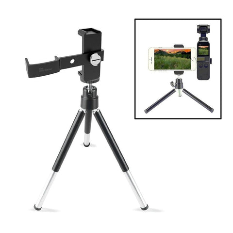 Versatile Aluminium Tripod For Dji Pocket Multi Functional Audio And Video Use Tripods & Monopods