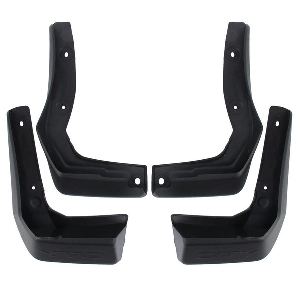 4 Pcs Car Auto Semi Rigid Pvc Splash Flaps Fender Guard For Honda City 2015 2020 Fenders & Mud Guards