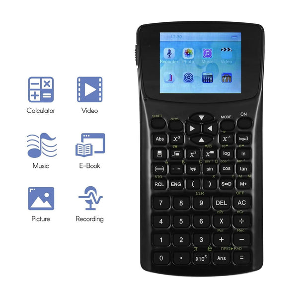 2.4 Inch Display Scientific Calculator Multi Function Record Sound Play Music & Video Browse Pictures Calculators
