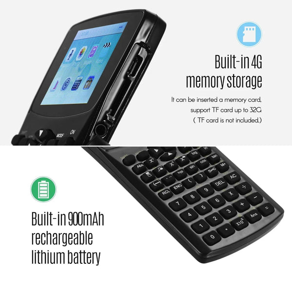 2.4 Inch Display Scientific Calculator Multi Function Record Sound Play Music & Video Browse Pictures Calculators