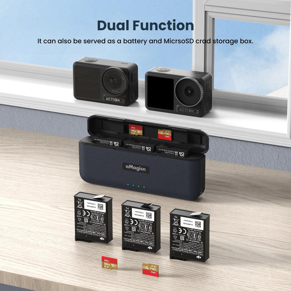 Fast Charge Charger For Sports Camera Accessories With Intelligent Management Chargers & Cradles